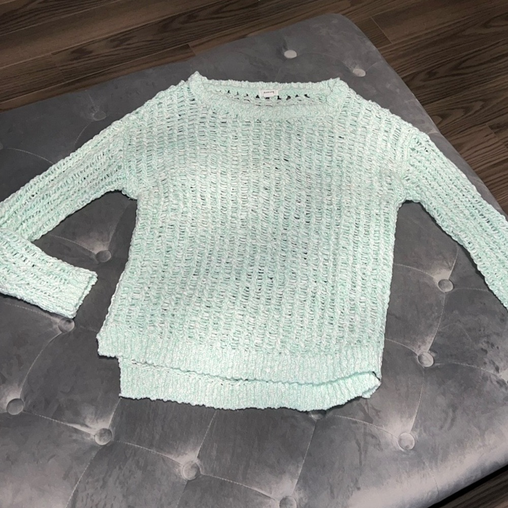 Mint knit sweater